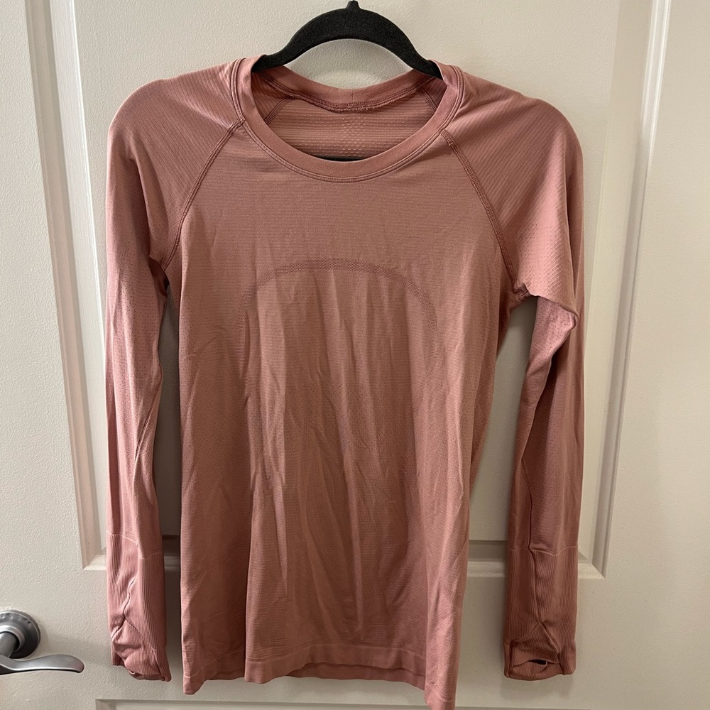 Lululemon Pink Swiftly Tech Long Sleeve